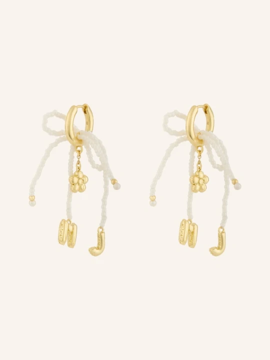 Zdjęcie produktu Marc Jacobs Kolczyki The Beaded Mj Ballon Earrings gold