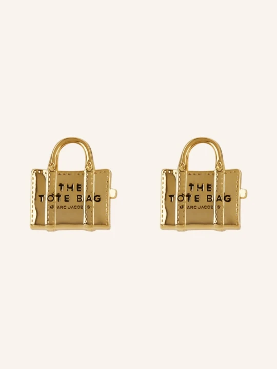 Zdjęcie produktu Marc Jacobs Kolczyki The Tote Bag Studs gold