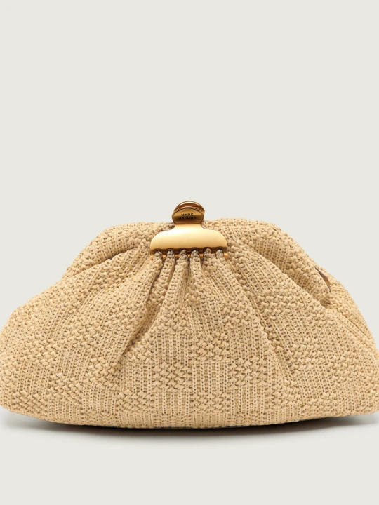 Zdjęcie produktu Marc Jacobs Kopertówka The Claw Clip Clutch beżowy