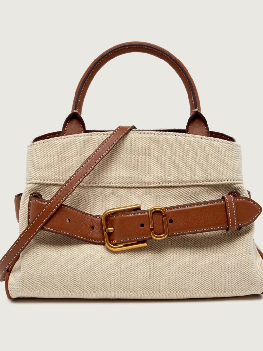 Zdjęcie produktu Marc Jacobs Kuferek Canvas Leather Dakota | z dodatkiem skóry beżowy