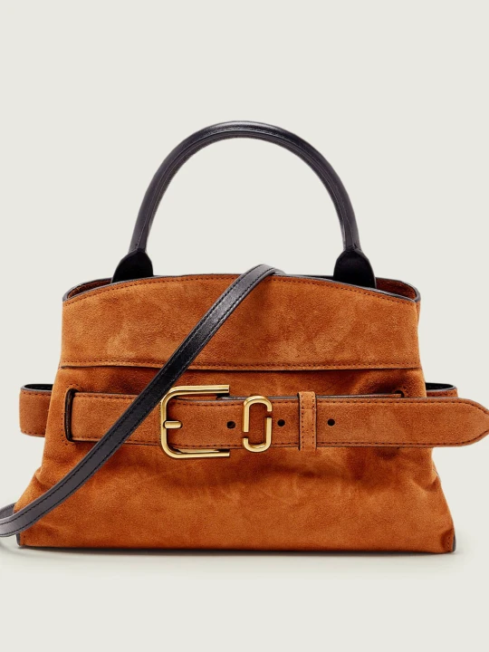 Zdjęcie produktu Marc Jacobs Kuferek The Small Satchel | zamsz camel