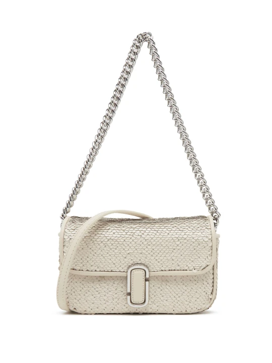 Zdjęcie produktu Marc Jacobs Listonoszka The Sequin J Marc Mini beżowy