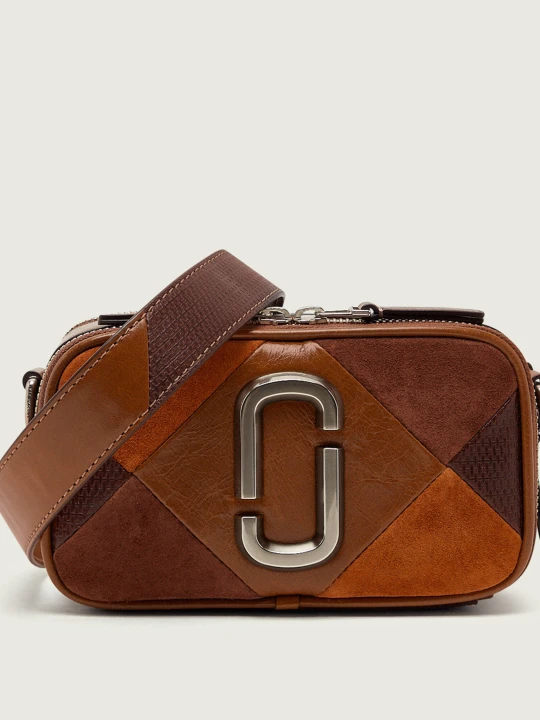 Zdjęcie produktu Marc Jacobs Listonoszka The Snapshot | zamsz brązowy