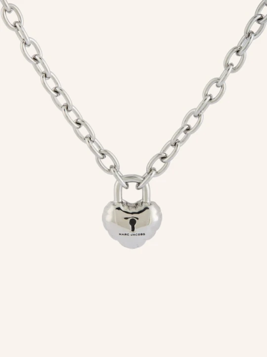 Zdjęcie produktu Marc Jacobs Naszyjnik Balloon Heart Lock Pendant silber SREBRNY