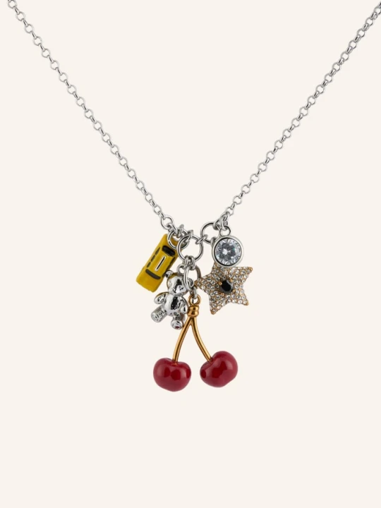 Zdjęcie produktu Marc Jacobs Naszyjnik The Trinket Charm Cluster silber srebrny
