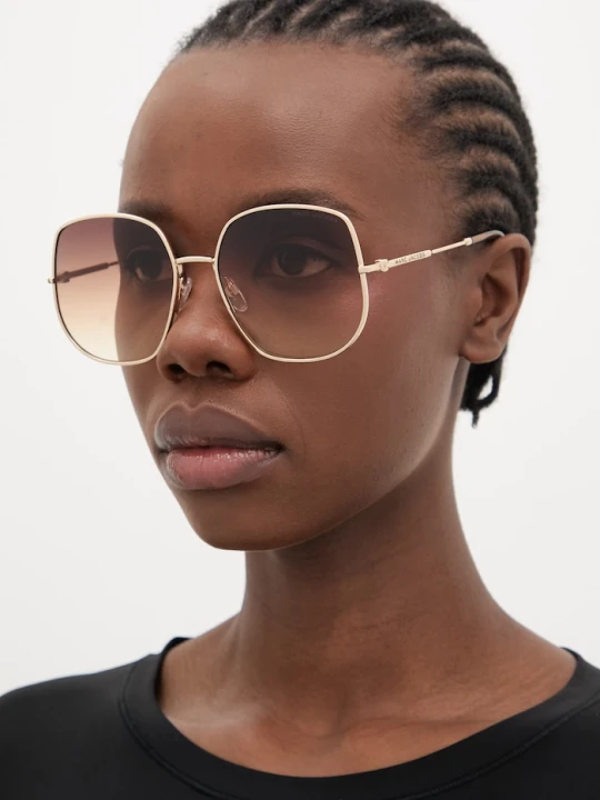 Zdjęcie produktu Marc Jacobs okulary przeciwsłoneczne złoty