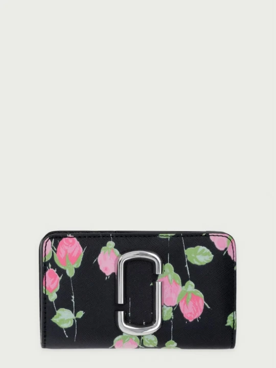 Zdjęcie produktu MARC JACOBS portfel damski skórzany THE SNAPSHOT czarny