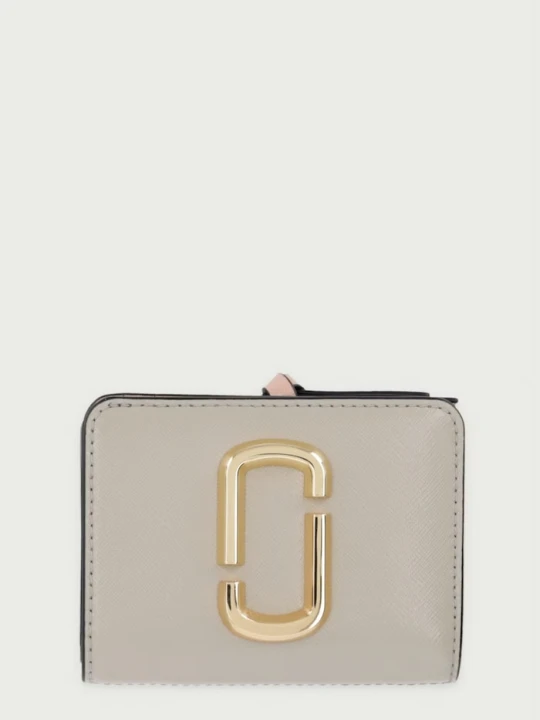 Zdjęcie produktu MARC JACOBS portfel damski skórzany THE MINI COMPACT WALLET beżowy