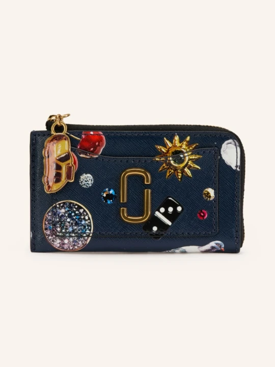 Zdjęcie produktu Marc Jacobs Portfel Saffiano The Top Zip Multi Wallet blau