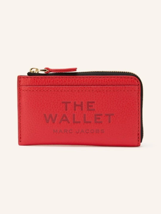 Zdjęcie produktu Marc Jacobs Portfel The Leather Top Zip Multi Wallet rot CZERWONY