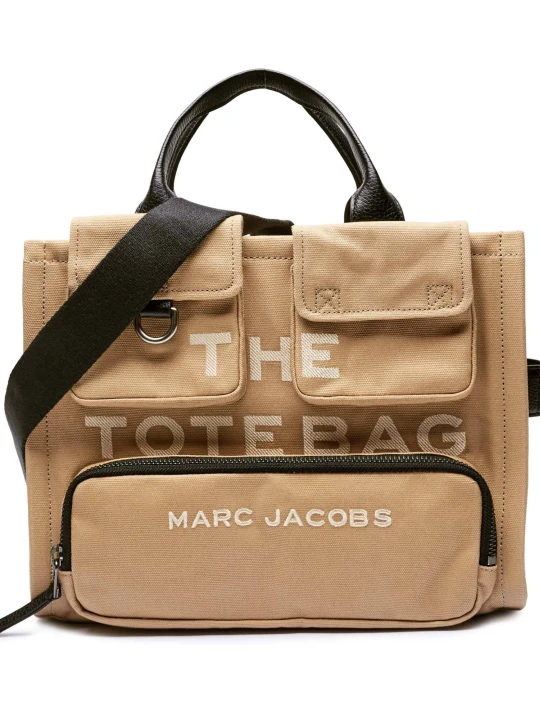 Zdjęcie produktu Marc Jacobs Shopperka The Cargo Canvas Medium Tote Bag beżowy