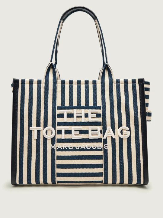 Zdjęcie produktu Marc Jacobs Shopperka The Large Tote | z dodatkiem lnu granatowy