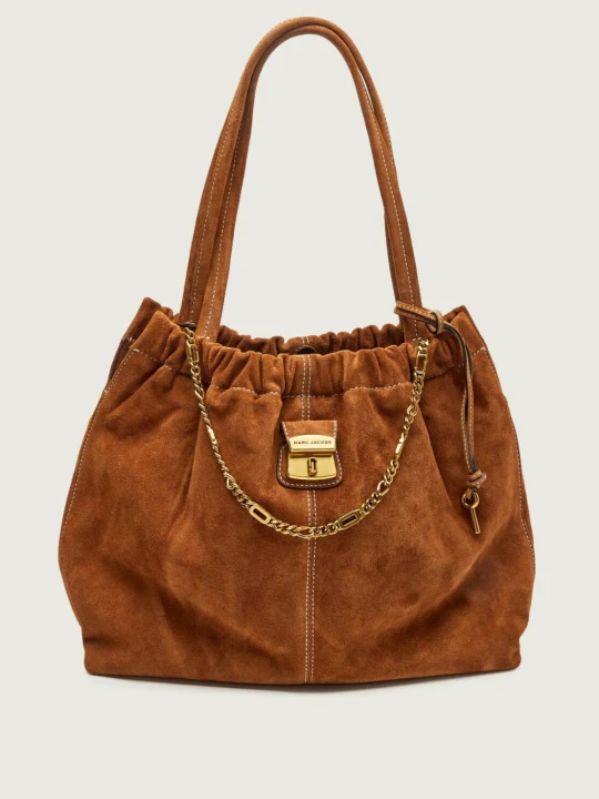 Zdjęcie produktu Marc Jacobs Shopperka The Suede Cristina Tote | zamsz brązowy