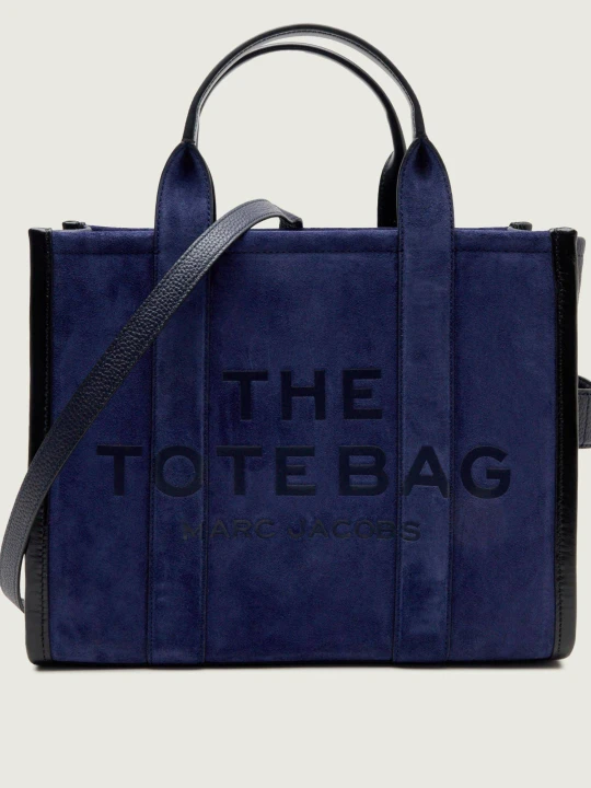 Zdjęcie produktu Marc Jacobs Shopperka The Suede Medium Tote Bag | zamsz granatowy