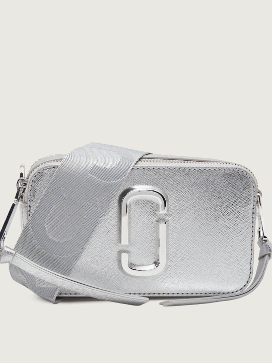 Zdjęcie produktu Marc Jacobs Skórzana listonoszka srebrny