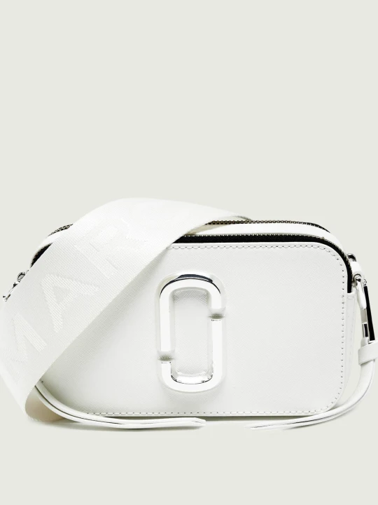 Zdjęcie produktu Marc Jacobs Skórzana listonoszka SNAPSHOT ecru