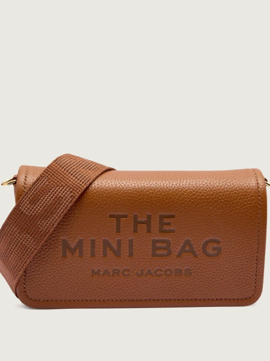 Zdjęcie produktu Marc Jacobs Skórzana listonoszka The Mini Bag brązowy