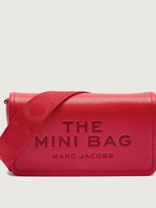 Zdjęcie produktu Marc Jacobs Skórzana listonoszka The Mini Bag czerwony