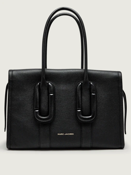 Zdjęcie produktu Marc Jacobs Skórzana shopperka Babe City Tote czarny