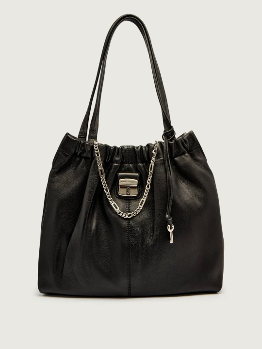 Zdjęcie produktu Marc Jacobs Skórzana shopperka CRISTINA czarny