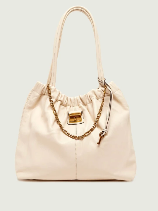 Zdjęcie produktu Marc Jacobs Skórzana shopperka Cristina ecru