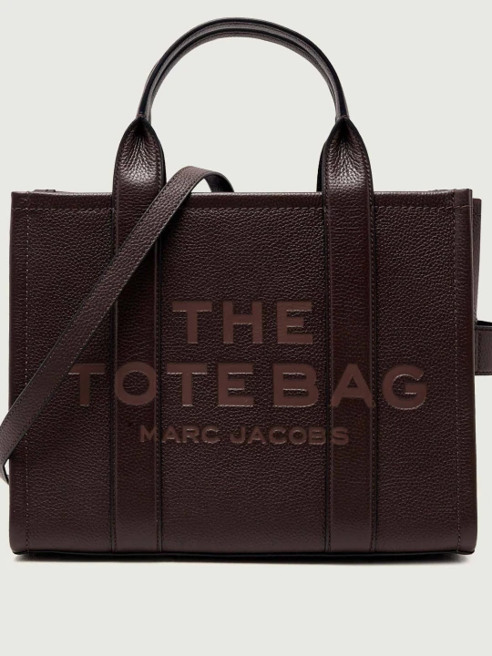 Zdjęcie produktu Marc Jacobs Skórzana shopperka THE LEATHER MEDIUM TOTE brązowy