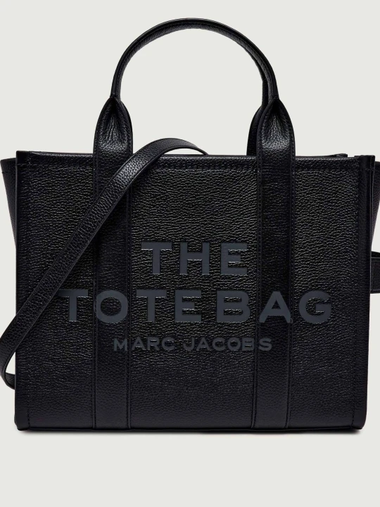 Zdjęcie produktu Marc Jacobs Skórzana shopperka THE LEATHER MEDIUM TOTE czarny