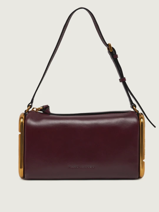Zdjęcie produktu Marc Jacobs Skórzana torebka na ramię Scene Small Shoulder Bag bordowy