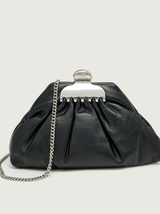 Zdjęcie produktu Marc Jacobs Skórzana torebka na ramię The Glam Small Clutch czarny