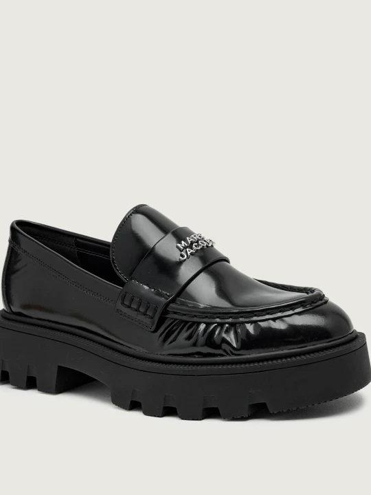 Zdjęcie produktu Marc Jacobs Skórzane loafersy THE FRANKIE czarny