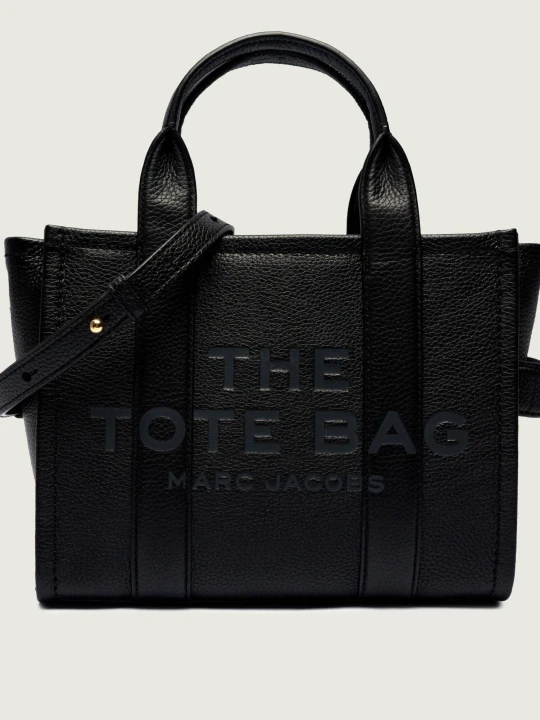Zdjęcie produktu Marc Jacobs Skórzany kuferek SMALL TOTE BAG czarny