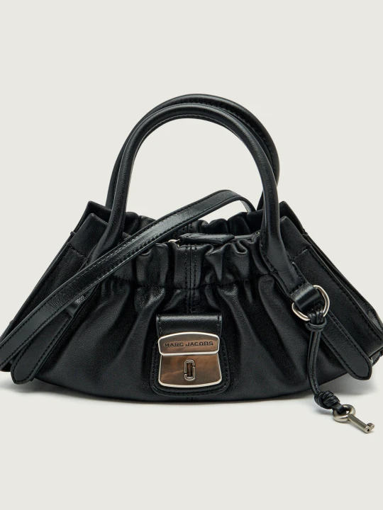 Zdjęcie produktu Marc Jacobs Skórzany kuferek The Cristina Small Satchel czarny