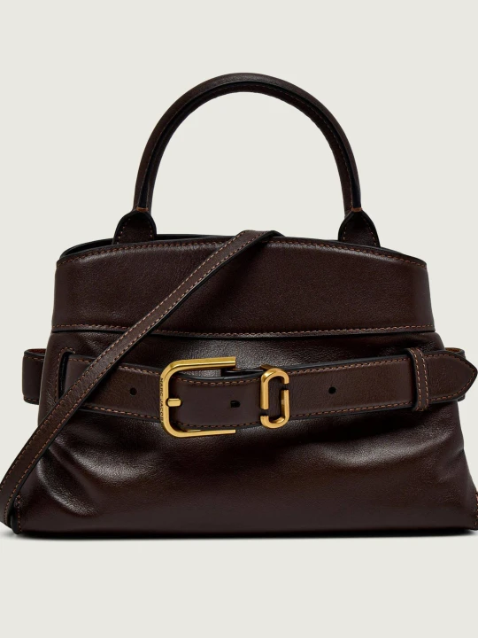 Zdjęcie produktu Marc Jacobs Skórzany kuferek The Dakota brązowy