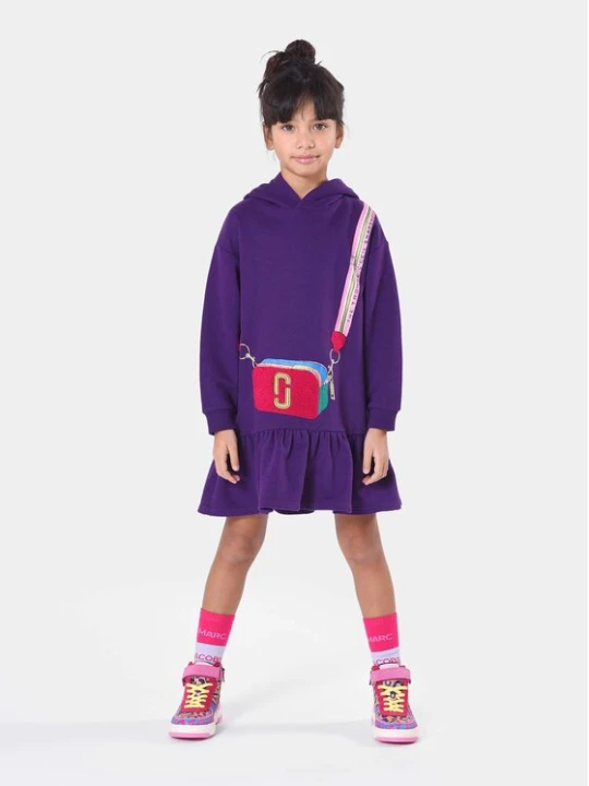 Zdjęcie produktu Marc Jacobs Sukienka dzianinowa W12467 Fioletowy Regular Fit
