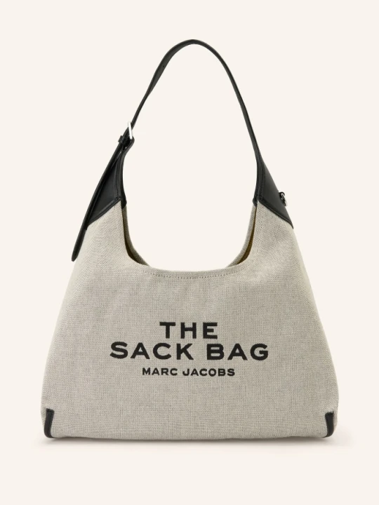 Zdjęcie produktu Marc Jacobs Torba Na Ramię The Leather-Trim Canvas Belted Sack Bag schwarz