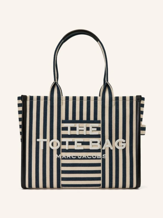 Zdjęcie produktu Marc Jacobs Torba Na Zakupy The Large Tote Striped Canvas blau