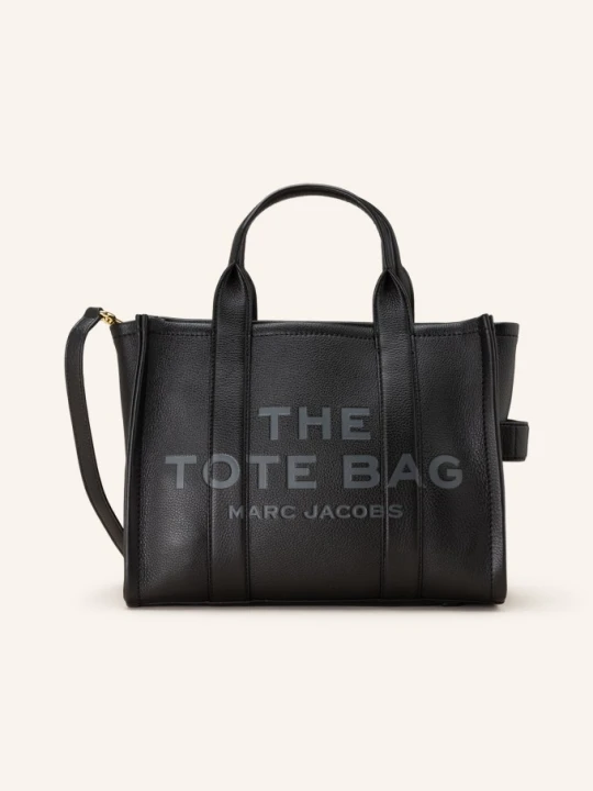 Zdjęcie produktu Marc Jacobs Torba Shopper The Medium Tote Bag Leather schwarz CZARNY