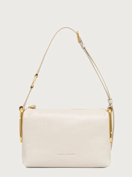 Zdjęcie produktu MARC JACOBS torebka crossbody damska skórzana MEDIUM SHOULDER BAG beżowy