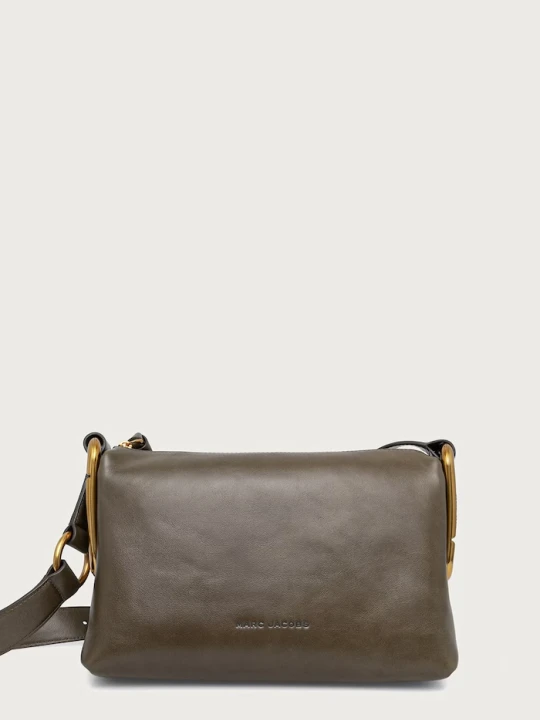 Zdjęcie produktu MARC JACOBS torebka crossbody damska skórzana MEDIUM SHOULDER BAG zielony