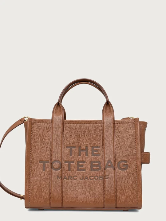Zdjęcie produktu MARC JACOBS torebka crossbody damska skórzana THE MEDIUM TOTE brązowy