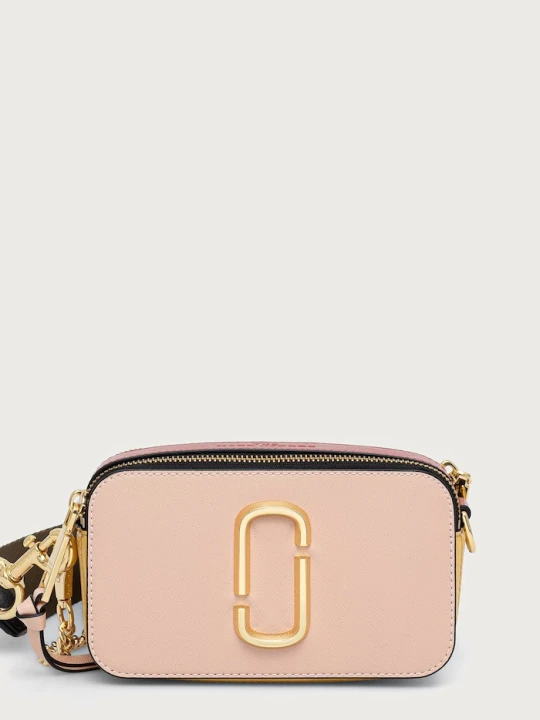 Zdjęcie produktu MARC JACOBS torebka crossbody damska skórzana THE SNAPSHOT różowy