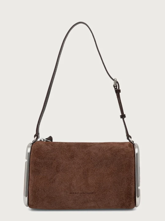 Zdjęcie produktu MARC JACOBS torebka damska zamszowa SMALL SHOULDER BAG brązowy