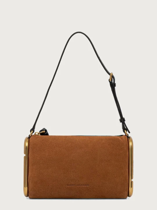 Zdjęcie produktu MARC JACOBS torebka damska zamszowa SMALL SHOULDER BAG pomarańczowy