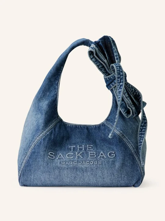 Zdjęcie produktu Marc Jacobs Torebka Hobo The Bow Denim Sack Bag blau NIEBIESKI