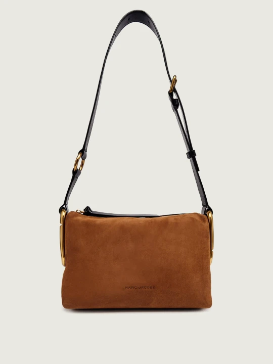Zdjęcie produktu Marc Jacobs Torebka na ramię Medium Shoulder Bag | zamsz brązowy