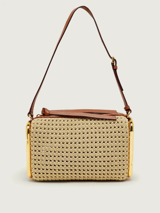 Zdjęcie produktu Marc Jacobs Torebka na ramię Scene Small Shoulder Bag In Crochet | z dodatkiem skóry złoty