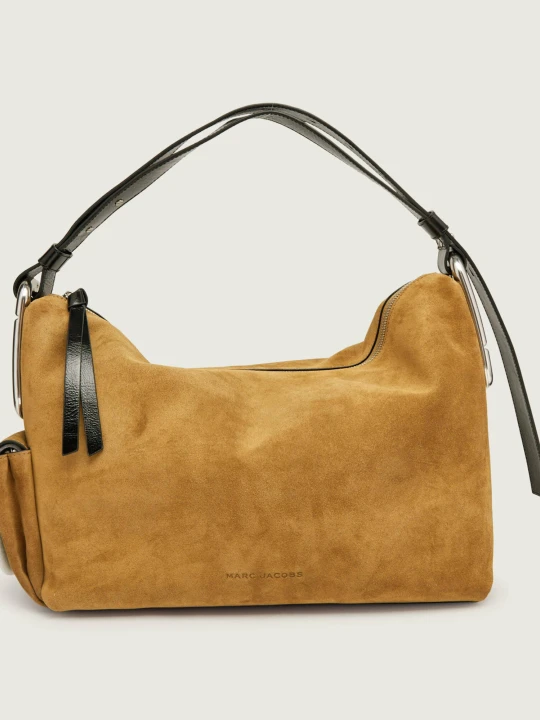 Zdjęcie produktu Marc Jacobs Torebka na ramię The Large Shoulder Bag | zamsz beżowy