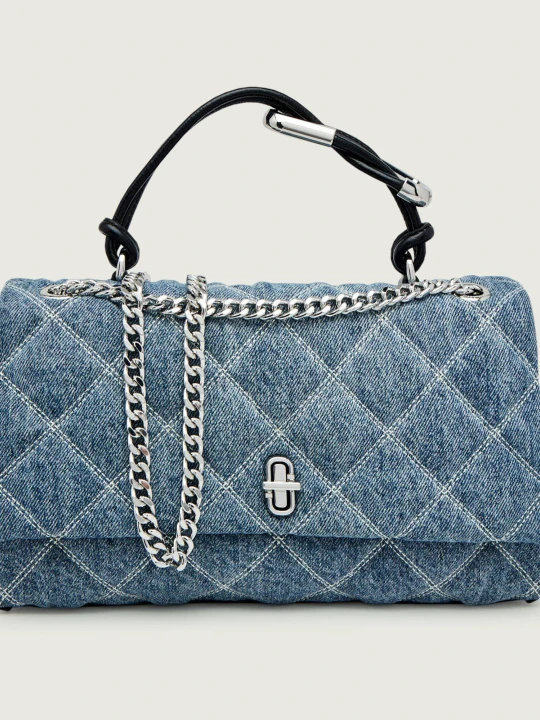 Zdjęcie produktu Marc Jacobs Torebka na ramię The Quilted Denim Dual Convertible | z dodatkiem skóry niebieski