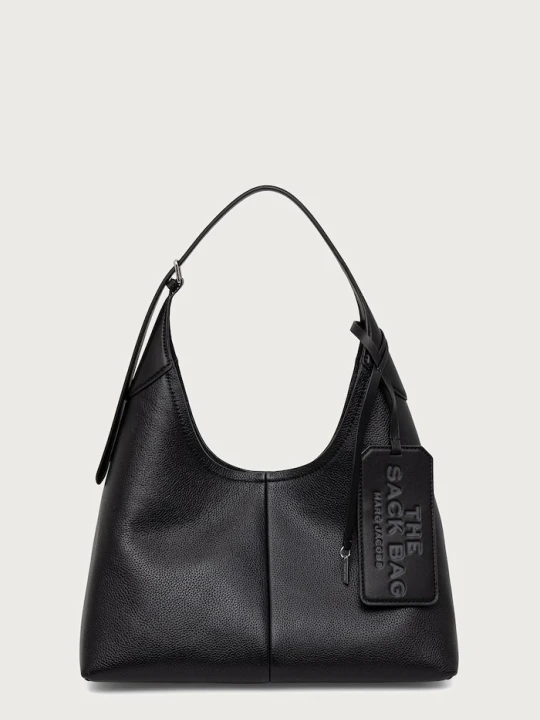 Zdjęcie produktu MARC JACOBS torebka shopper damska skórzana THE BELTED SACK czarny