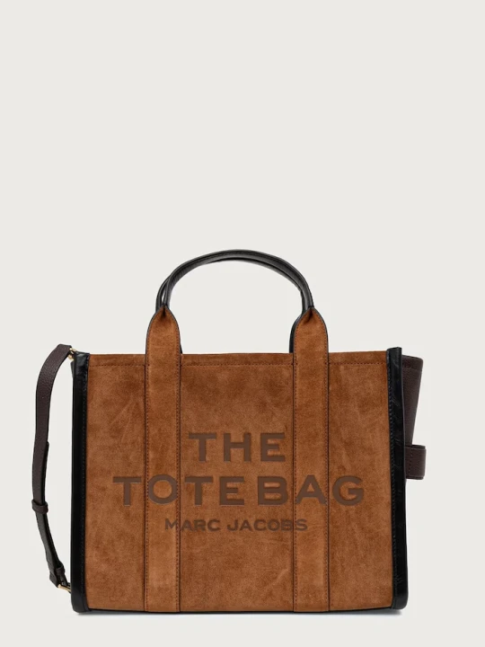Zdjęcie produktu MARC JACOBS torebka shopper damska skórzana THE MEDIUM TOTE brązowy